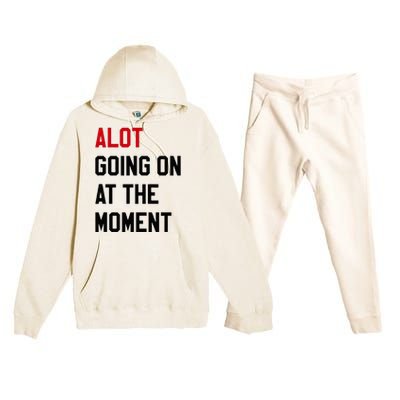 A Lot Expression Premium Hooded Sweatsuit Set