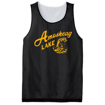 Amoskeag Lake Essential Fishing Mesh Reversible Basketball Jersey Tank