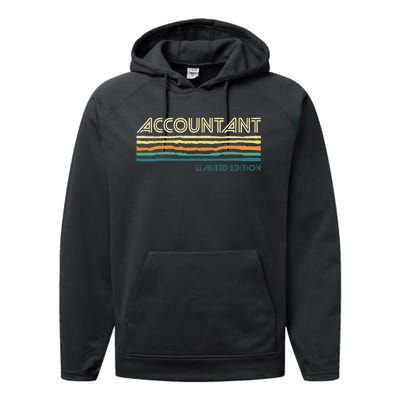 Accountant Limited Edition Auditor Tax Analyst Bookkeeper Performance Fleece Hoodie