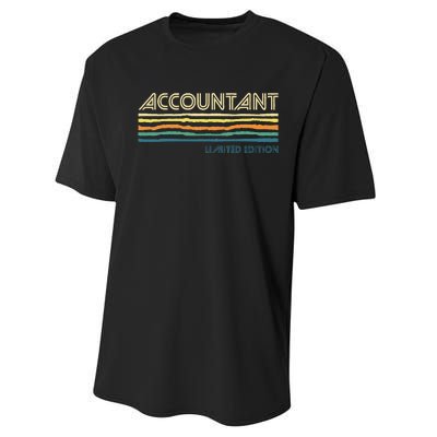 Accountant Limited Edition Auditor Tax Analyst Bookkeeper Performance Sprint T-Shirt