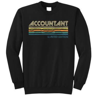 Accountant Limited Edition Auditor Tax Analyst Bookkeeper Tall Sweatshirt