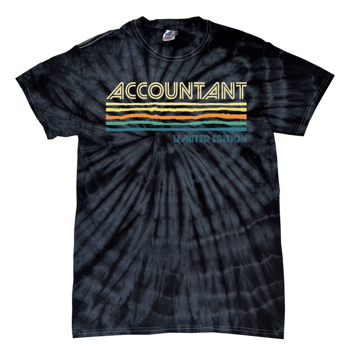 Accountant Limited Edition Auditor Tax Analyst Bookkeeper Tie-Dye T-Shirt