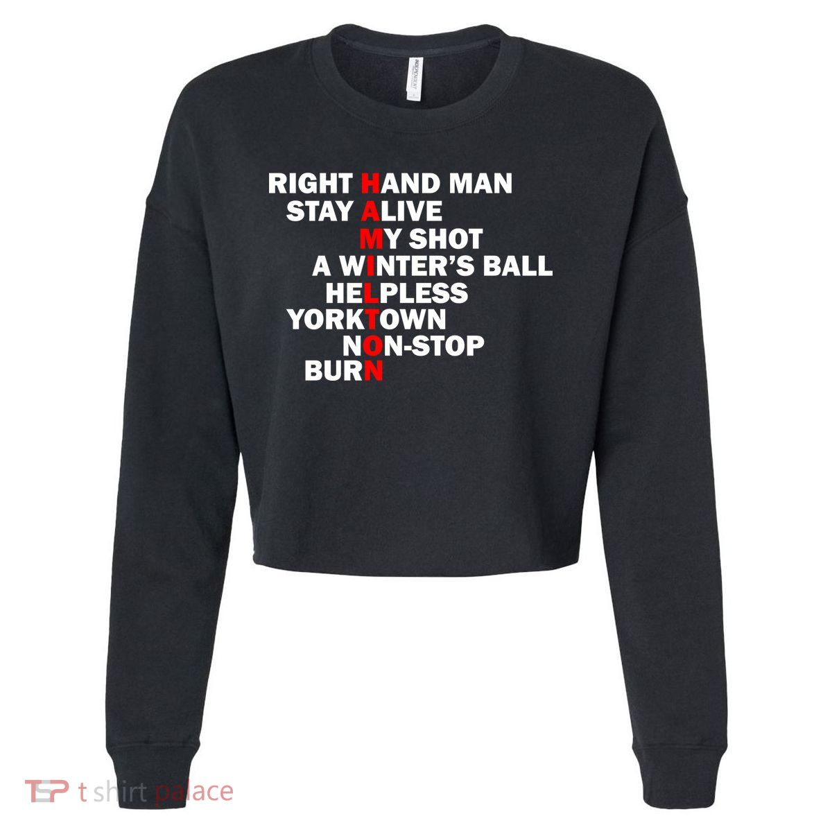 Alexander Hamilton Cropped Pullover Crew
