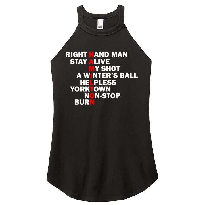 Alexander Hamilton Women's Perfect Tri Rocker Tank