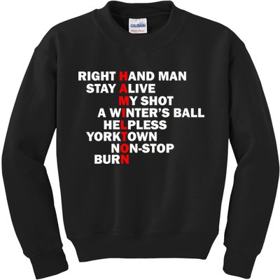 Alexander Hamilton Kids Sweatshirt