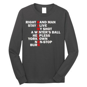 Alexander Hamilton Long Sleeve Shirt