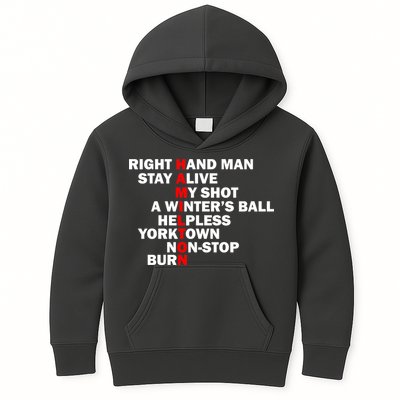 Alexander Hamilton Kids Hoodie