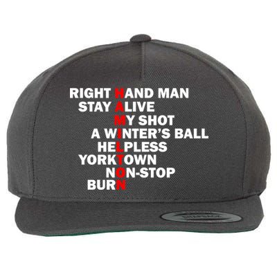 Alexander Hamilton Wool Snapback Cap