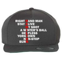 Alexander Hamilton Wool Snapback Cap