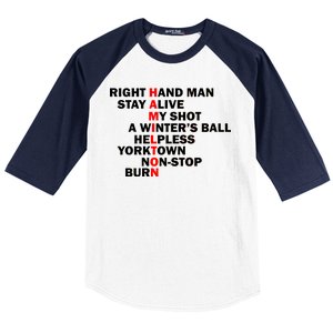 Alexander Hamilton Baseball Sleeve Shirt