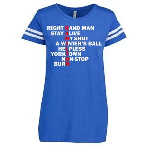 Alexander Hamilton Enza Ladies Jersey Football T-Shirt