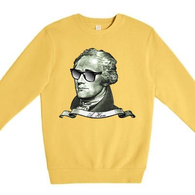 Alexander Hamilton A. Ham Sunglasses USA Premium Crewneck Sweatshirt