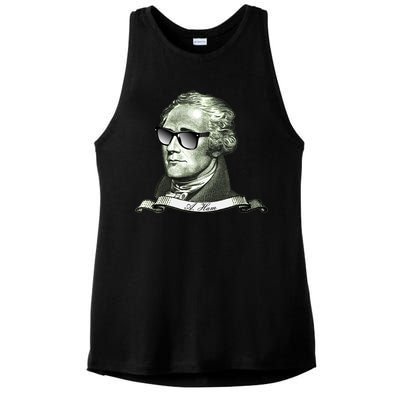 Alexander Hamilton A. Ham Sunglasses USA Ladies PosiCharge Tri-Blend Wicking Tank