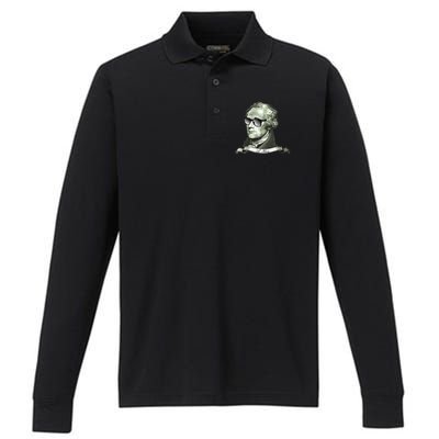 Alexander Hamilton A. Ham Sunglasses USA Performance Long Sleeve Polo