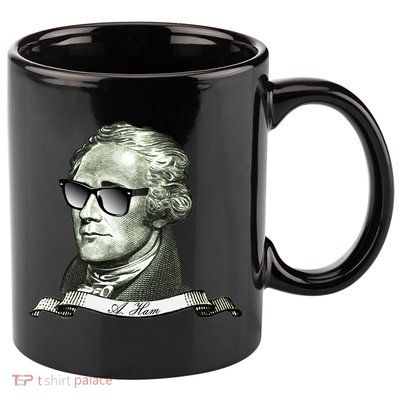 Alexander Hamilton A. Ham Sunglasses USA 11oz C Handle Ceramic Mug