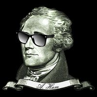 Alexander Hamilton A. Ham Sunglasses USA Ladies Long Sleeve Shirt