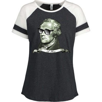 Alexander Hamilton A. Ham Sunglasses USA Enza Ladies Jersey Colorblock Tee