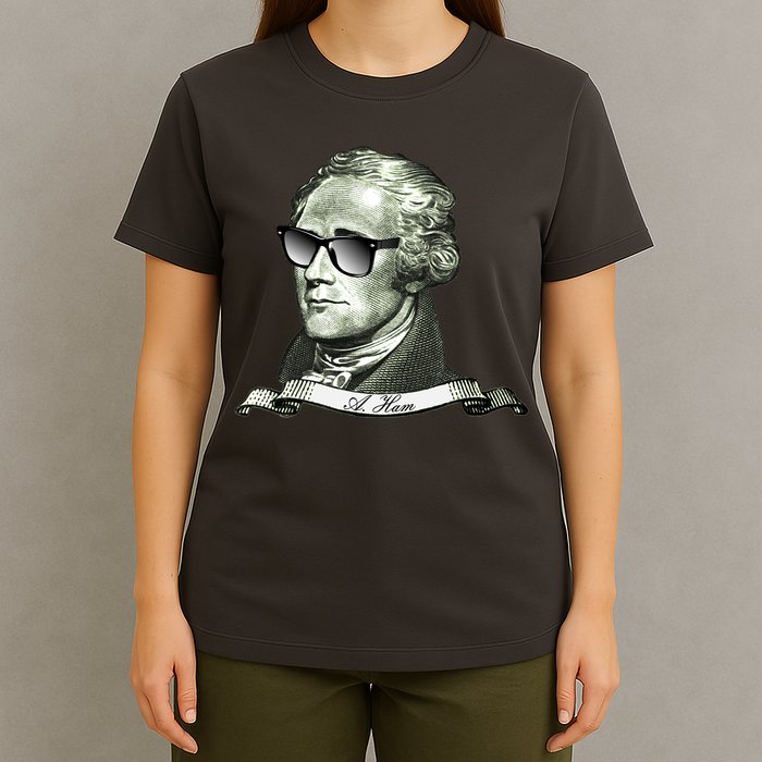 Alexander Hamilton A. Ham Sunglasses USA T-Shirt