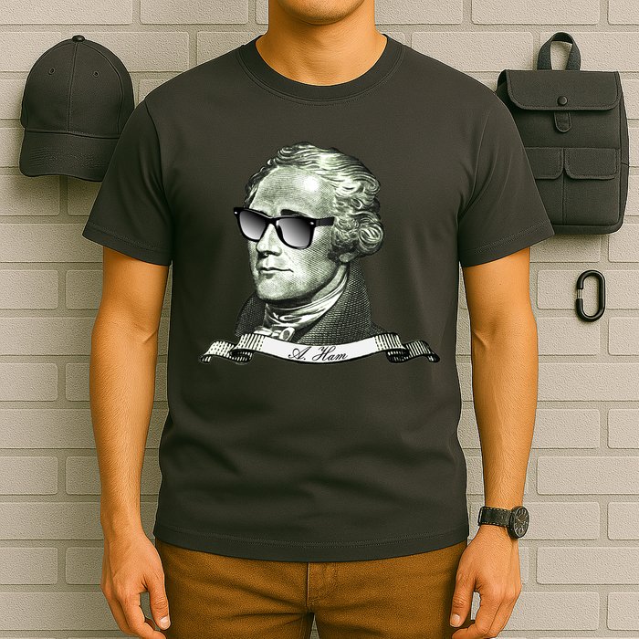 Alexander Hamilton A. Ham Sunglasses USA T-Shirt
