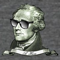 Alexander Hamilton A. Ham Sunglasses USA Premium T-Shirt