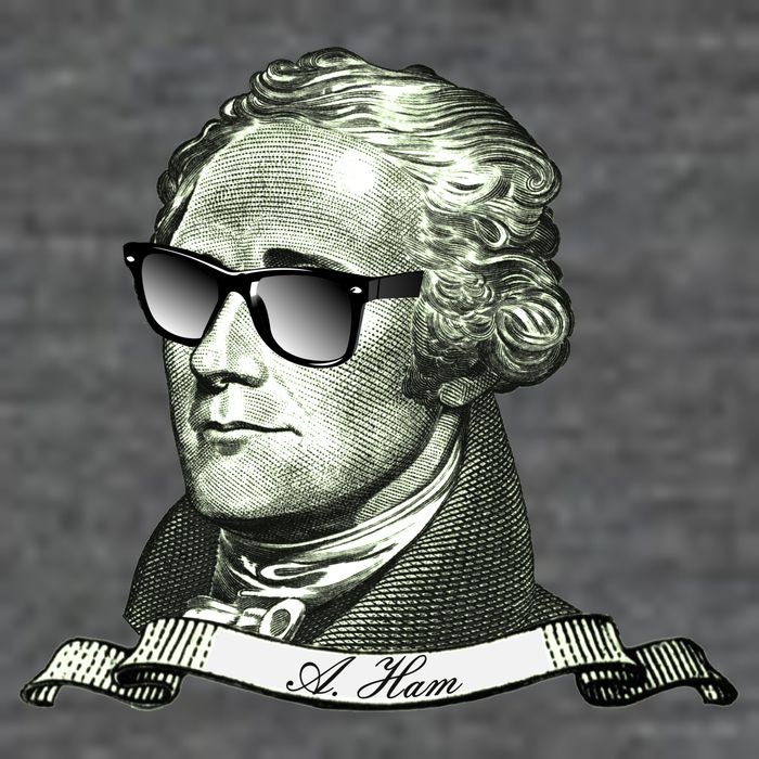 Alexander Hamilton A. Ham Sunglasses USA Premium T-Shirt