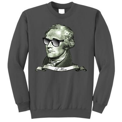 Alexander Hamilton A. Ham Sunglasses USA Tall Sweatshirt