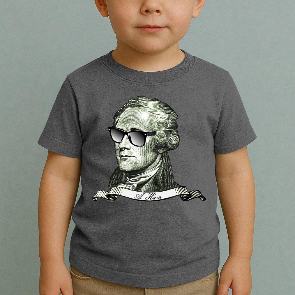 Alexander Hamilton A. Ham Sunglasses USA Toddler T-Shirt
