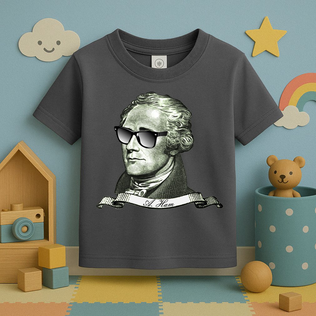 Alexander Hamilton A. Ham Sunglasses USA Toddler T-Shirt