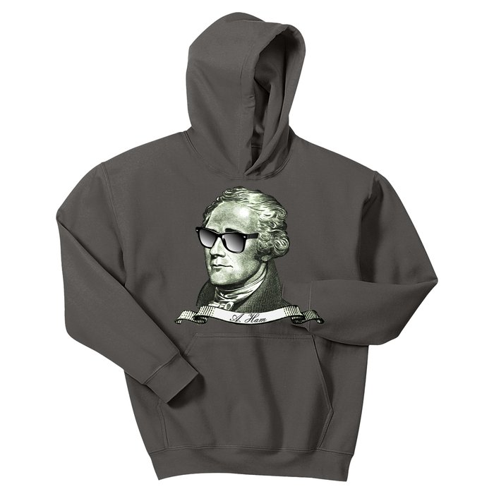 Alexander Hamilton A. Ham Sunglasses USA Kids Hoodie