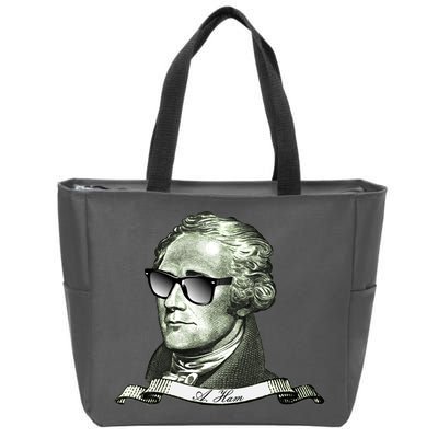 Alexander Hamilton A. Ham Sunglasses USA Zip Tote Bag