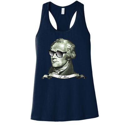 Alexander Hamilton A. Ham Sunglasses USA Women's Racerback Tank