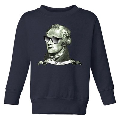 Alexander Hamilton A. Ham Sunglasses USA Toddler Sweatshirt