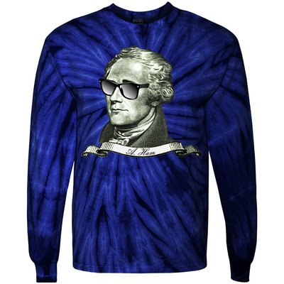 Alexander Hamilton A. Ham Sunglasses USA Tie-Dye Long Sleeve Shirt