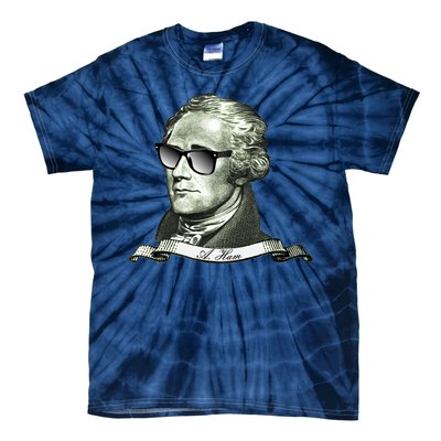 Alexander Hamilton A. Ham Sunglasses USA Tie-Dye T-Shirt