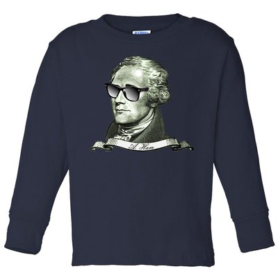 Alexander Hamilton A. Ham Sunglasses USA Toddler Long Sleeve Shirt