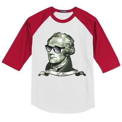 Alexander Hamilton A. Ham Sunglasses USA Kids Colorblock Raglan Jersey