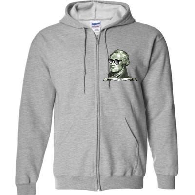 Alexander Hamilton A. Ham Sunglasses USA Full Zip Hoodie