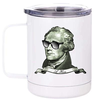 Alexander Hamilton A. Ham Sunglasses USA 12 oz Stainless Steel Tumbler Cup