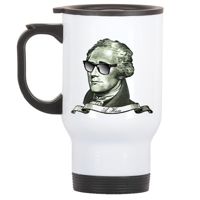 Alexander Hamilton A. Ham Sunglasses USA Stainless Steel Travel Mug