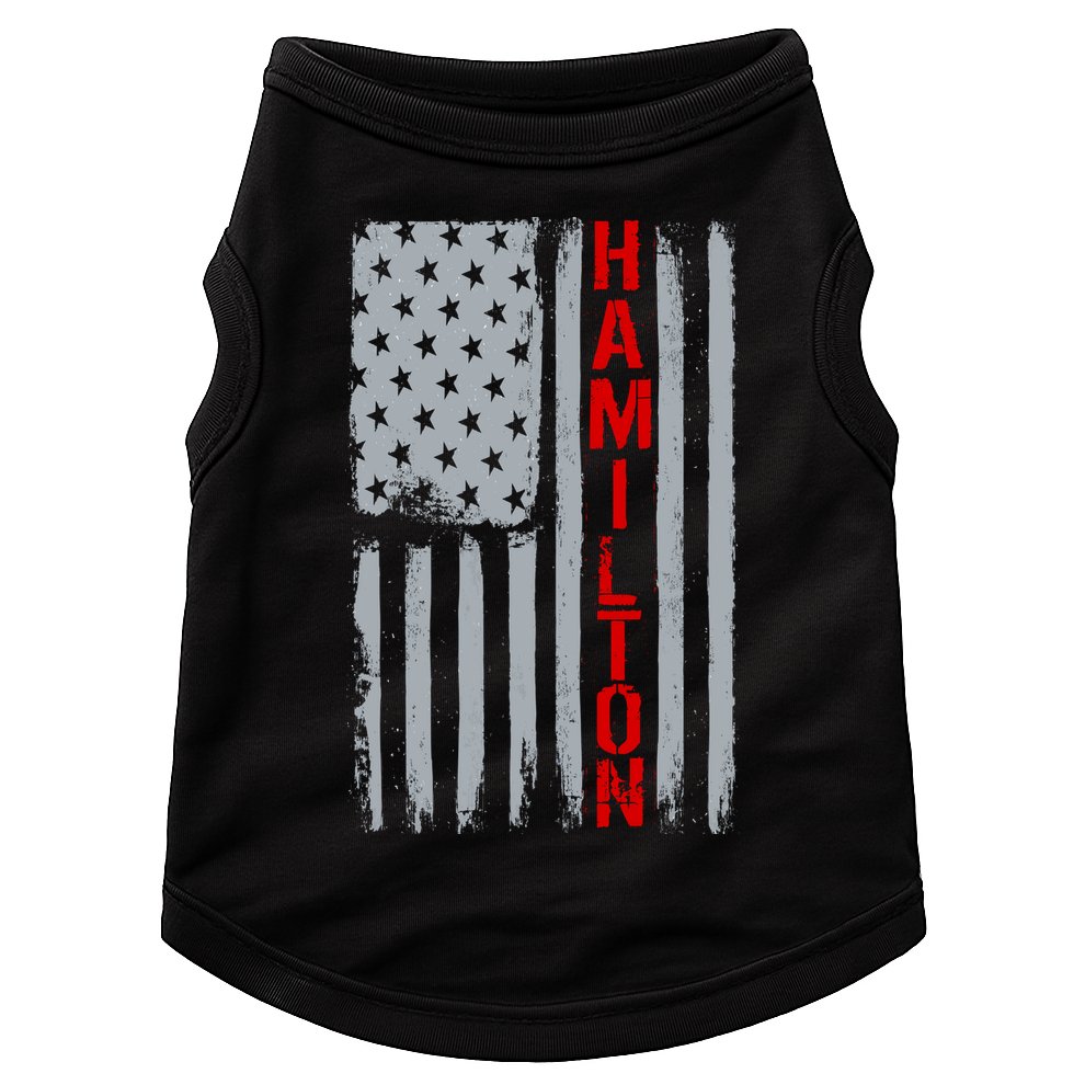 Alexander Hamilton American Vintage Flag Doggie Tank