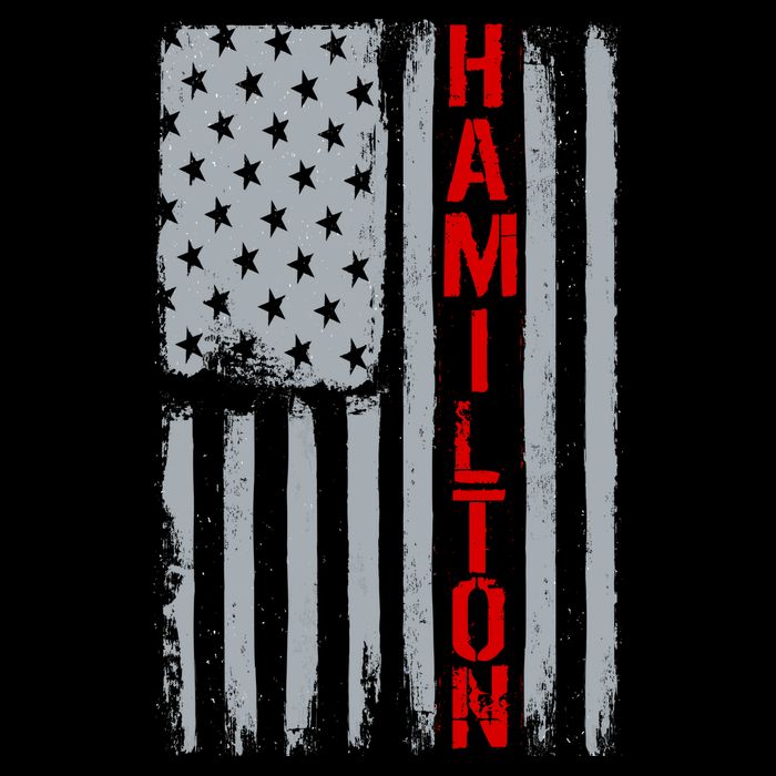 Alexander Hamilton American Vintage Flag Doggie Tank