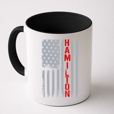 Alexander Hamilton American Vintage Flag Mug