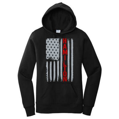 Alexander Hamilton American Vintage Flag Women's Pullover Hoodie