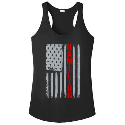 Alexander Hamilton American Vintage Flag Ladies PosiCharge Competitor Racerback Tank