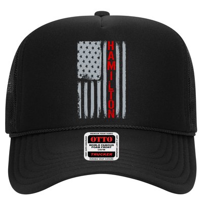 Alexander Hamilton American Vintage Flag Trucker Hat