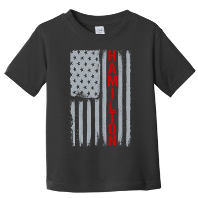Alexander Hamilton American Vintage Flag Toddler T-Shirt
