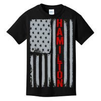 Alexander Hamilton American Vintage Flag Kids T-Shirt