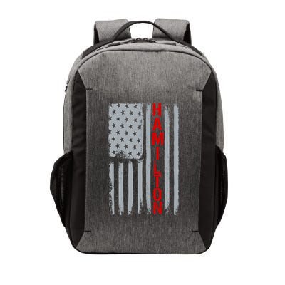 Alexander Hamilton American Vintage Flag Vector Backpack