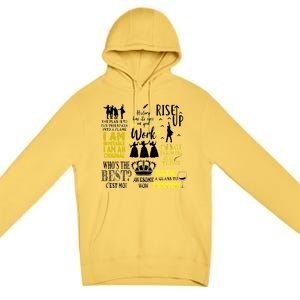 Alexander Hamilton Best Song Quotes Lyrics Premium Pullover Hoodie