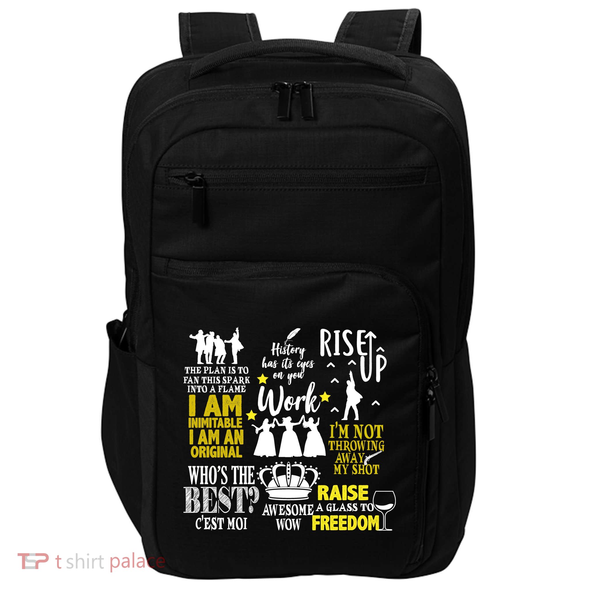 Alexander Hamilton Best Song Quotes Lyrics Impact Tech Backpack